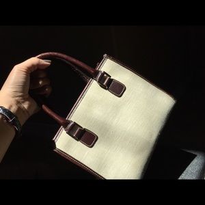 Vintage Ralph Lauren mini tote hand bag
